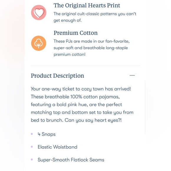 Roller Rabbit Heart pajamas - Picture 3 of 10